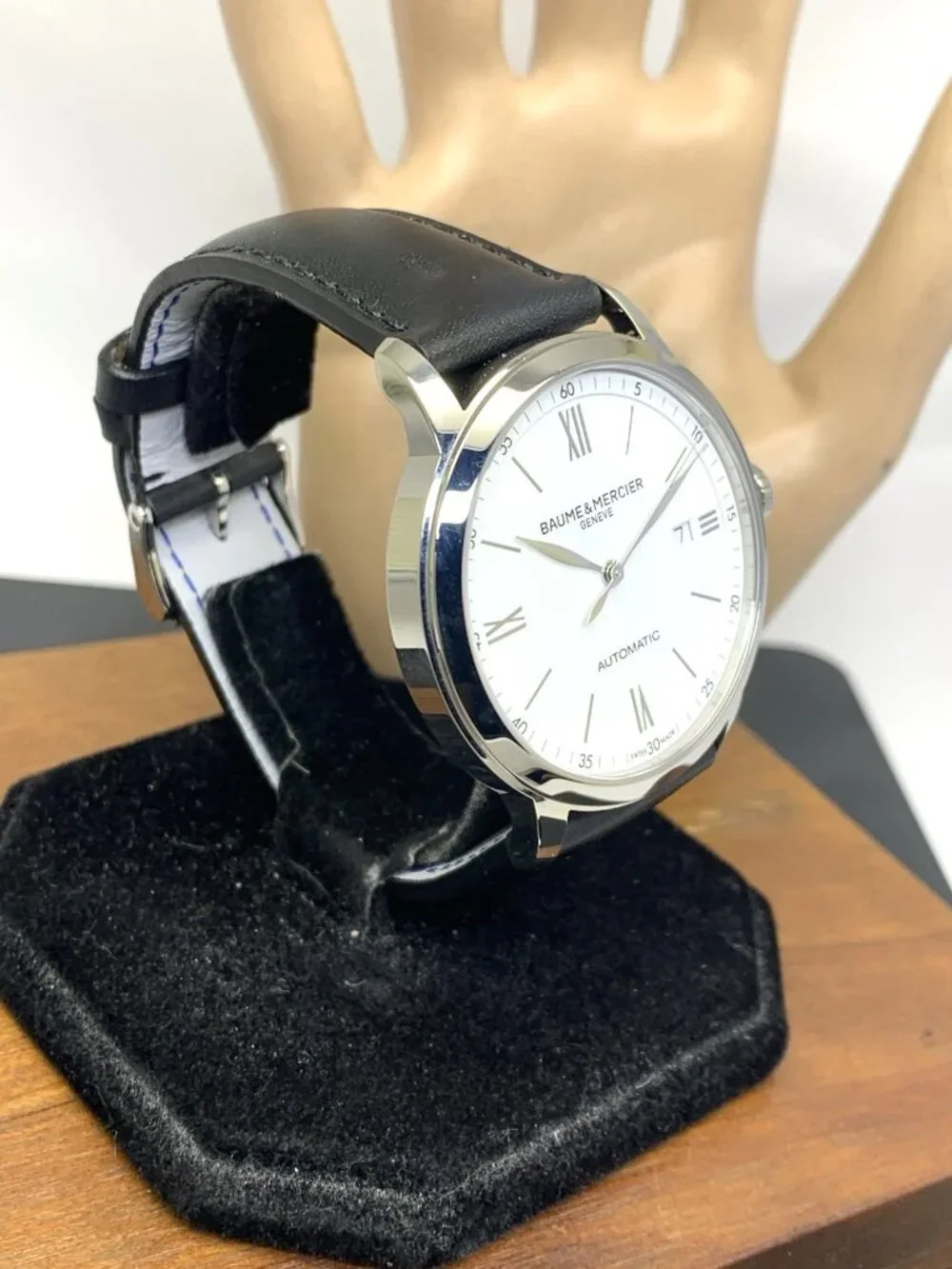 Baume & Mercier Men's Watch M0A10332 Classima Swiss Automatic White Dial 42mm